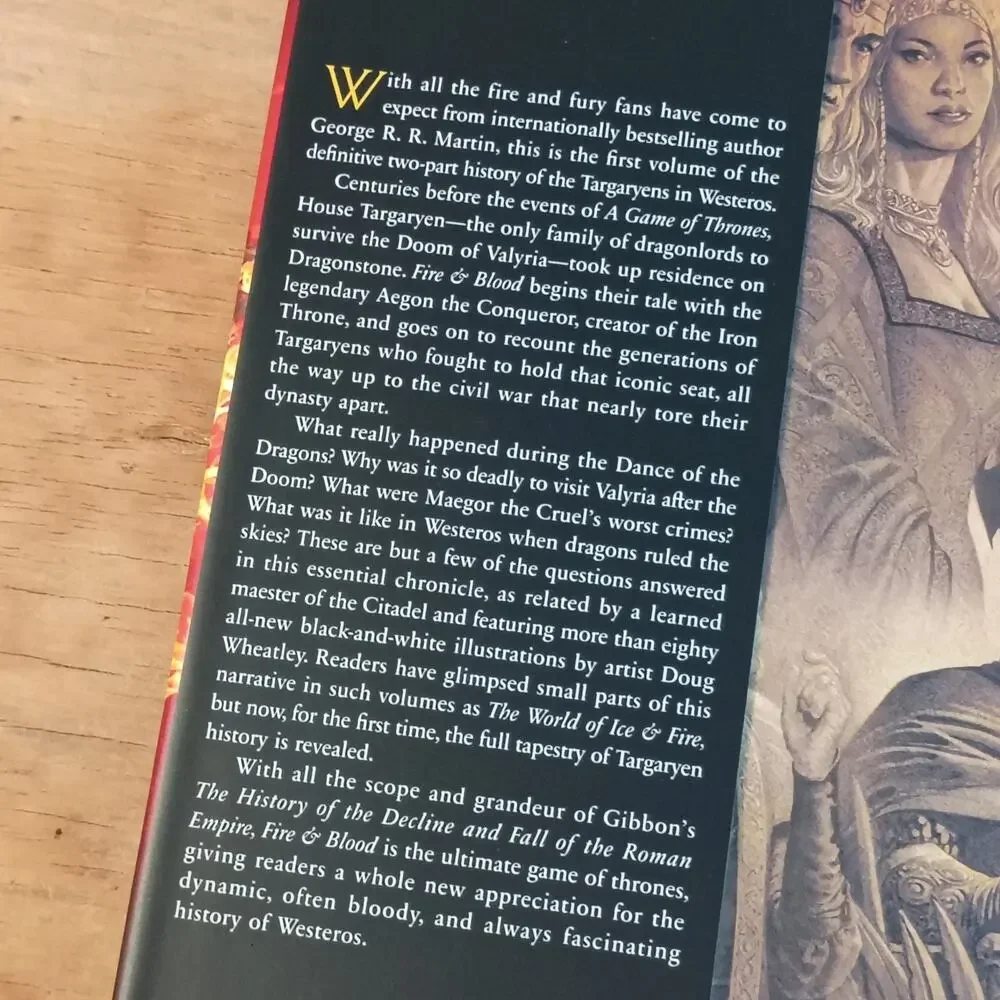Fire & Blood George R.R. Martin 1st Edition 1st Print Hardcover Game of Thrones